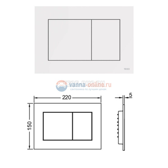 Инсталляция для унитаза с панелью смыва TECEbase ТЕСЕnow 9400013 Инсталляция для унитаза с панелью смыва TECEbase ТЕСЕnow 9400013