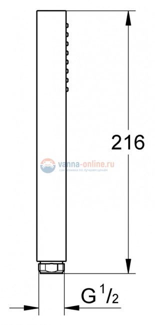 Ручной душ Grohe Euphoria Cube 27698000 Ручной душ Grohe Euphoria Cube 27698000