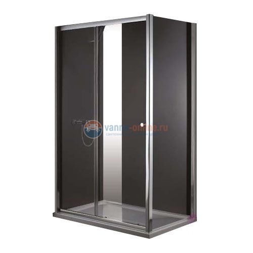 Душевой уголок Cezares ANIMA-AH-1-120/90-Cr, 120х90х200 см, стекло прозрачное/текстурное