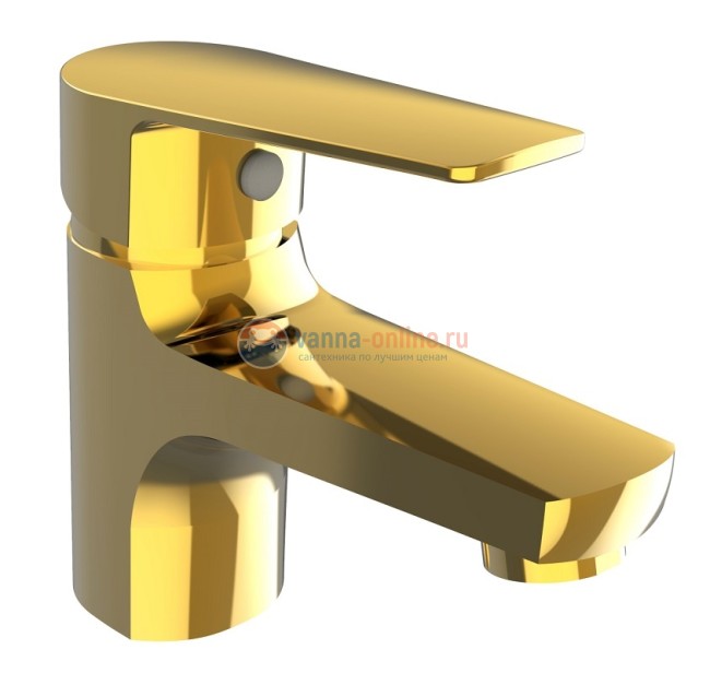 Смеситель Orange Loop M26-021Gold для раковины, золото Смеситель Orange Loop M26-021Gold для раковины, золото
