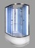Душевая кабина Deto Em EM4512 L/R N LED гм 120 x 80 см, без крыши, с Led подсветкой, с гидромассажем