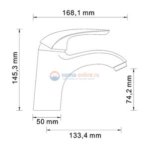 Смеситель WasserKRAFT Rossel 2803 для раковины Смеситель WasserKRAFT Rossel 2803 для раковины