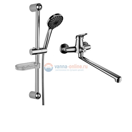 Набор смесителей Lemark «2 в 1» Set LM7303C для ванны и душа