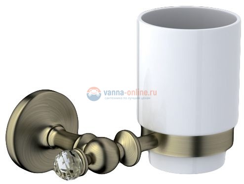 Стакан Art&Max Antic Crystal AM-2668SJ-Br, бронза