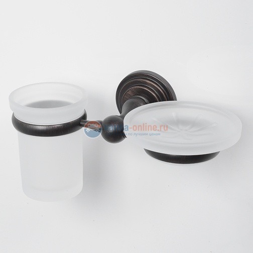 Держатель стакана и мыльницы WasserKRAFT Isar К-7326 Держатель стакана и мыльницы WasserKRAFT Isar К-7326