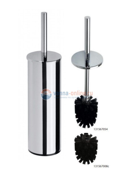 Ершик Bemeta Omega 102313057 9.5 x 10.5 x 38 см, хром, черный Ершик Bemeta Omega 102313057 9.5 x 10.5 x 38 см, хром, черный