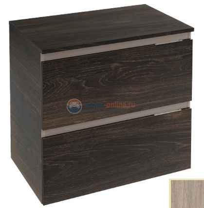 Модуль подвесной Jacob Delafon Soprano 70 см, EB1339-N08-E10, цвет - квебекский дуб/матовый базальт Модуль подвесной Jacob Delafon Soprano 70 см, EB1339-N08-E10, цвет - квебекский дуб/матовый базальт