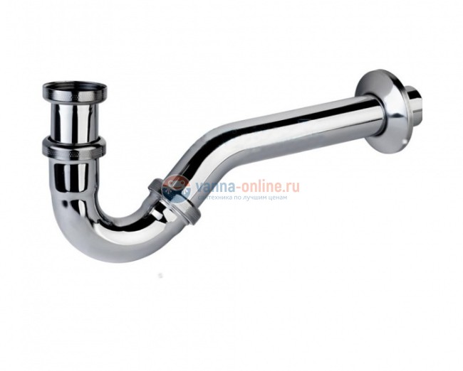 Сифон для биде Hansgrohe 55237000, хром, ø32 Сифон для биде Hansgrohe 55237000, хром, ø32