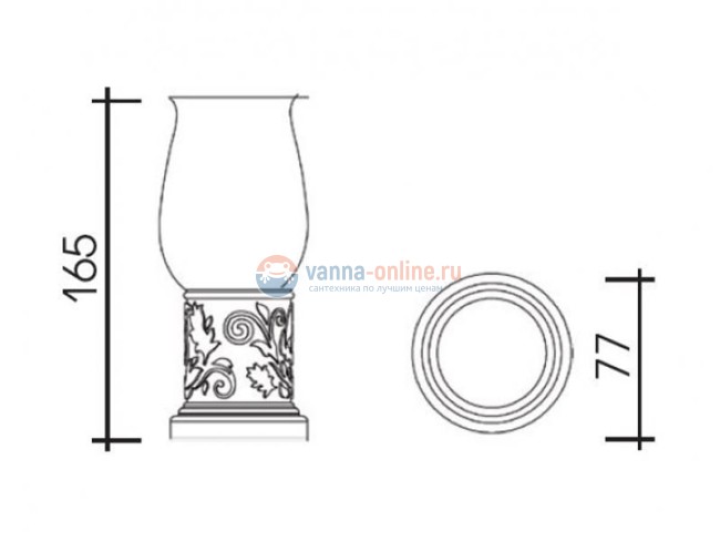 Стакан Schein Carving 7065013 Стакан Schein Carving 7065013
