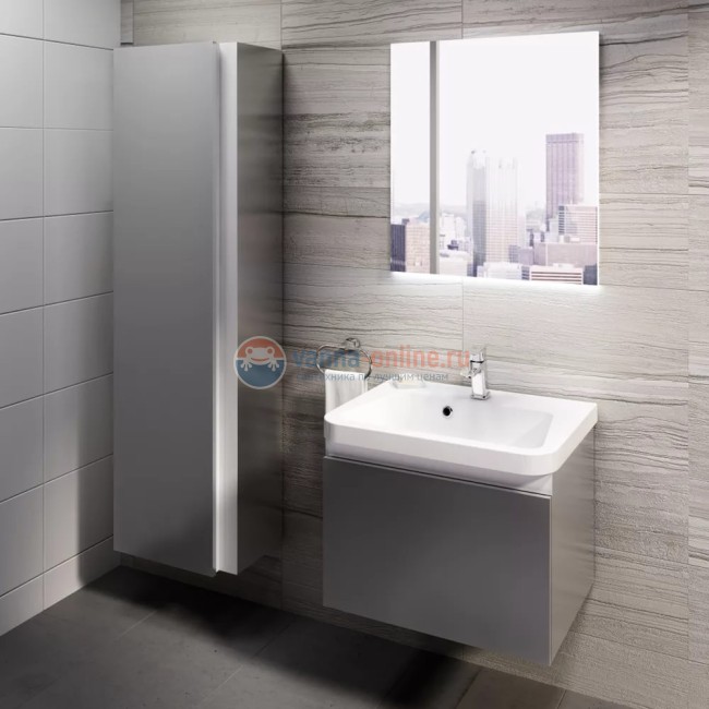 Шкаф-пенал Ravak SB 10° 450 серый X000000752