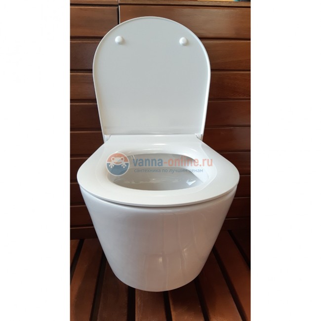 Унитаз подвесной безободковый Sanitana GLAM
