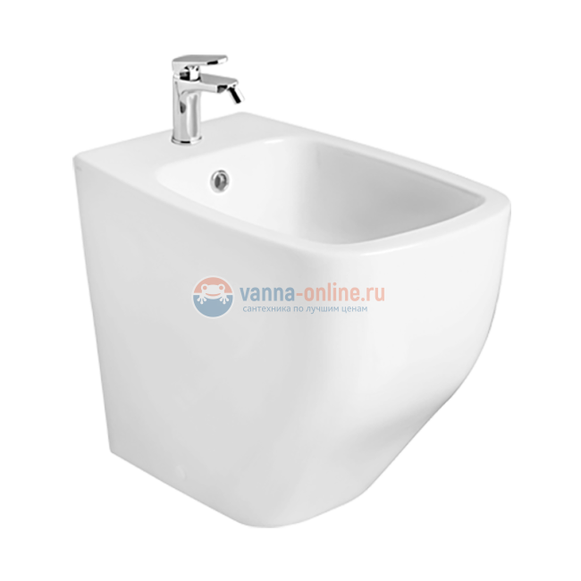 Биде напольное BTW 520х340мм. AXA White Jam