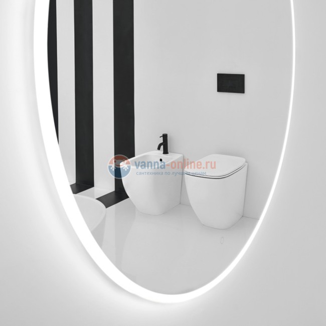 Биде напольное BTW 520х340мм. AXA White Jam