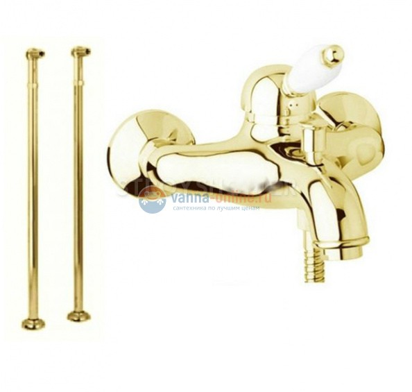 Смеситель Cezares Elite VDPM-03/24-M цвет золото 24 карат,