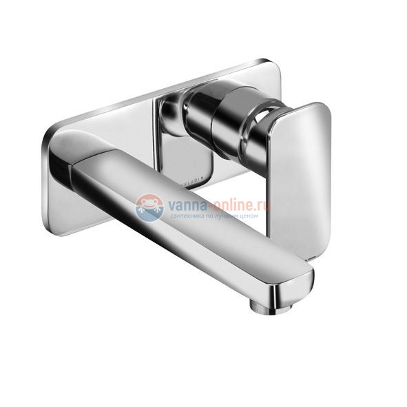 Смеситель Kludi E2 492440575 для раковины настенный, длина излива 18 см Смеситель Kludi E2 492440575 для раковины настенный, длина излива 18 см