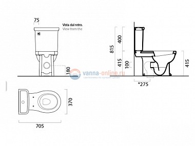 Напольный унитаз GSI Classic Напольный унитаз GSI Classic