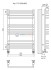 Водяной полотенцесушитель TERMINUS Арт П13 500х800