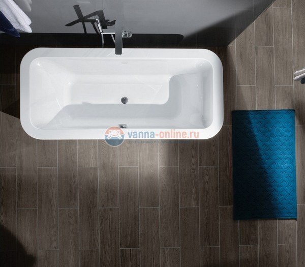 Ванна Villeroy&Boch LOOP&FRIENDS SQUARE Duo UBA180LFS2V-01, 180х80 см, акрил