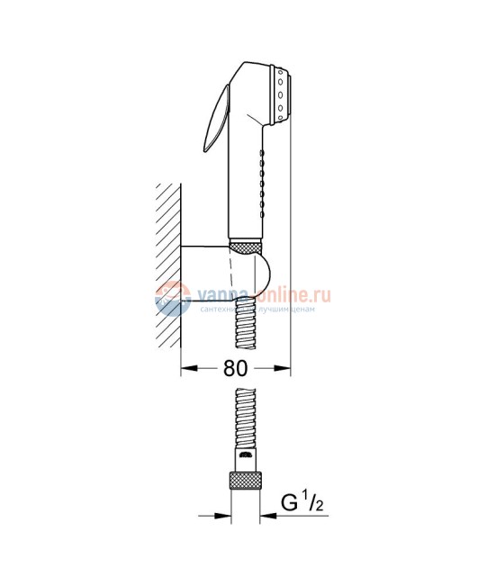 Гигиенический душ Grohe Trigger Spray 27828000 Гигиенический душ Grohe Trigger Spray 27828000