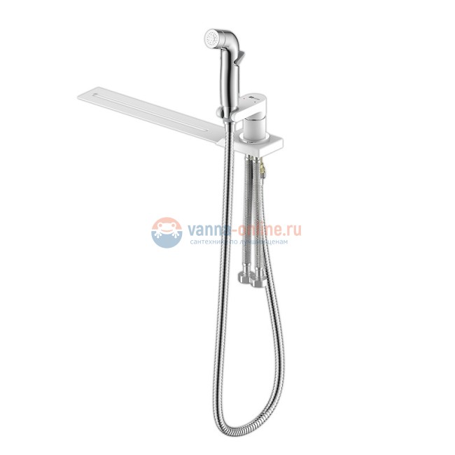 Гигиенический душ Lemark Solo LM7170CW со смесителем для установки на унитаз Гигиенический душ Lemark Solo LM7170CW со смесителем для установки на унитаз