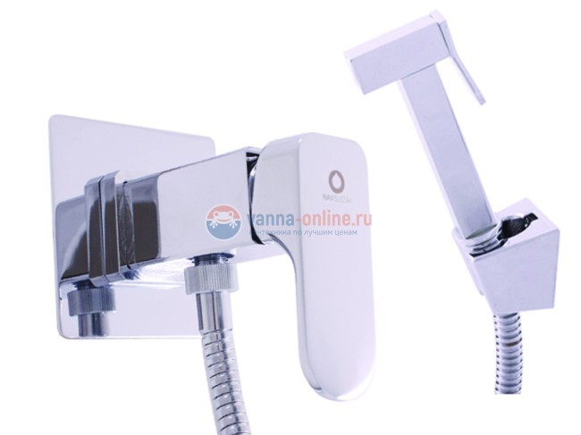 Смеситель для биде скрытого монтажа Rav-Slezak Yukon YU147/1, с гигиеническим душем, хром Смеситель для биде скрытого монтажа Rav-Slezak Yukon YU147/1, с гигиеническим душем, хром