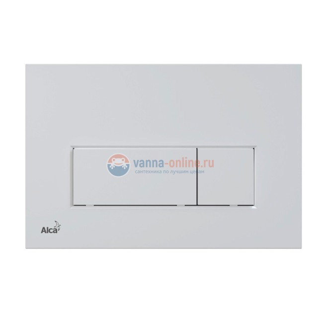 Клавиша смыва AlcaPlast M576, цвет - белый матовый