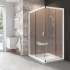 Душевой уголок Ravak Blix BLRV2K 90 х 120 см профиль белый, стекло Грапе