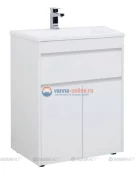 Тумба под раковину Aquanet Токио 68 00237746 (напольная, 1 ящик, 2 дверцы), цвет белый