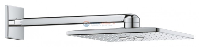 Верхний душ Grohe Rainshower SmartActive Cube 310 26479LS0, 2 режима струи, белый