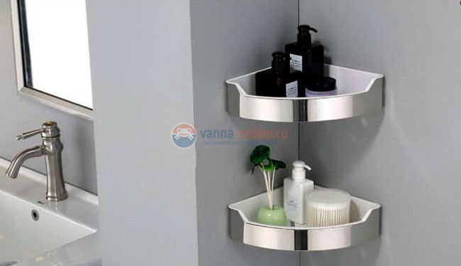 Полка угловая Rush Edge ED77153A, хром