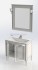 Тумба с раковиной Aquanet Паола 90 00181762, цвет белый патина-серебро Тумба с раковиной Aquanet Паола 90 00181762, цвет белый патина-серебро
