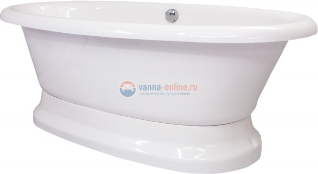 Ванна из искусственного камня Marmo Bagno Аззуро 180x90 см  MB-A180-90