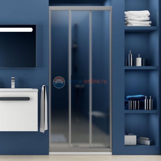 Душевая дверь в нишу Ravak ASDP3-80 Grape, профиль сатин Душевая дверь в нишу Ravak ASDP3-80 Grape, профиль сатин