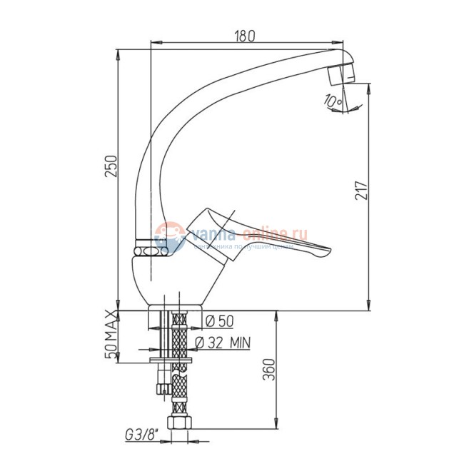 Смеситель для кухни Paini Dilos Смеситель для кухни Paini Dilos