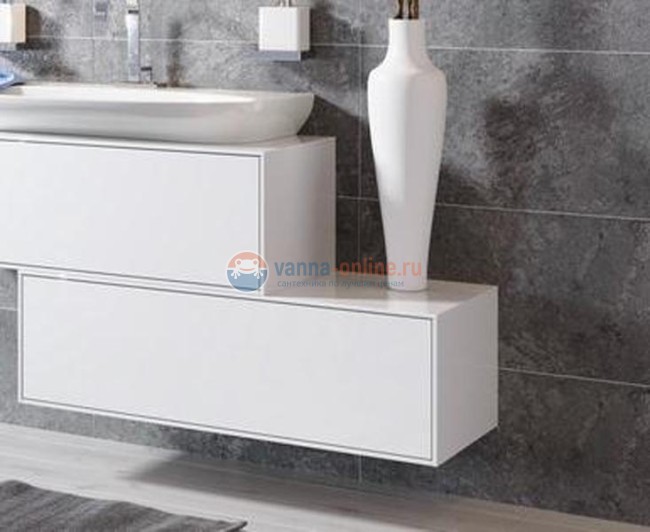 Тумба с раковиной Aqwella Genesis 1000 GEN0310W, белый