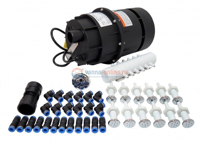 Гидромассаж для спины Aquanet Шиацу (12 форсунок) с двигателем 00204916