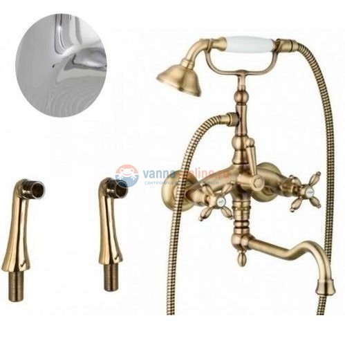 Смеситель Cezares Atlantis-Nostalgia PBV2-01 цвет хром