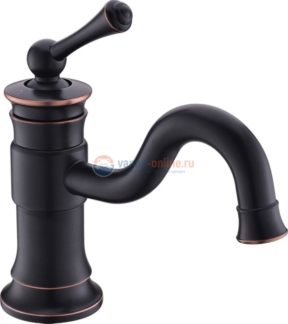 Смеситель Timo Adelia 6061/04F black antique для раковины Смеситель Timo Adelia 6061/04F black antique для раковины