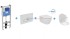 Инсталляция Ideal Standard ProSys R030701 с унитазом Connect AquaBlade E047901, клавиша, сиденье микролифт, комплект
