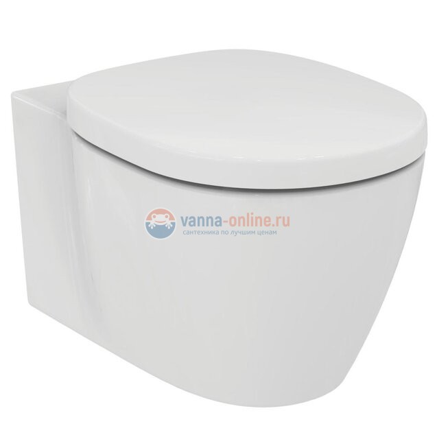 Подвесной унитаз с полностью скрытым креплением Ideal Standard CONNECT AquaBlade® E047901