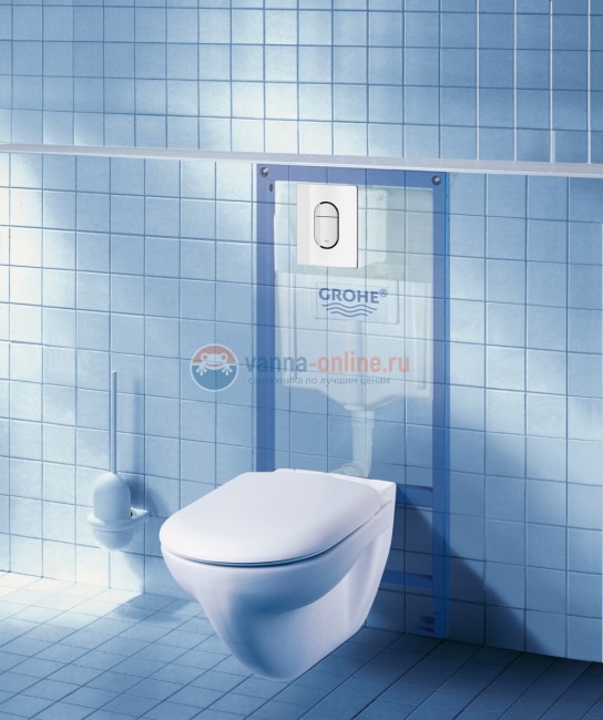 Инсталляция для подвесного унитаза Grohe Rapid SL 38929000 (4 в 1 в сборе)