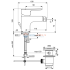 Смеситель для биде Ideal Standard CERAFINE MODEL O BC498AA Смеситель для биде Ideal Standard CERAFINE MODEL O BC498AA