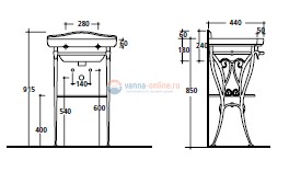 Раковина Galassia Ethos 8431, 55*44*h24 см Раковина Galassia Ethos 8431, 55*44*h24 см