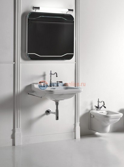 Раковина Kerasan Waldorf 4140K1bi/cr*1, 60*55 см