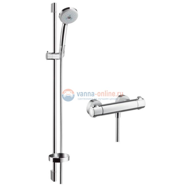 Душевая система Hansgrohe Ecostat 1001 SL Combi Set 27085000 Душевая система Hansgrohe Ecostat 1001 SL Combi Set 27085000