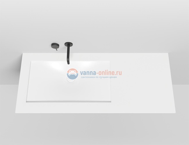 Раковина полувстраиваемая Salini Marea 13, 70 x 40 x 12 см, из материала Solix, белая матовая 1802213M Раковина полувстраиваемая Salini Marea 13, 70 x 40 x 12 см, из материала Solix, белая матовая 1802213M