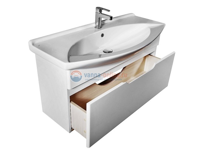 Тумба с раковиной Dreja Laguna 65, белый лак