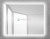 Зеркало BelBagno SPC-MAR-1000-800-LED-TCH 100x80 см со встроенным светильником и сенсорным выключателем  (SPC-MAR-1000-800-LED-TCH)