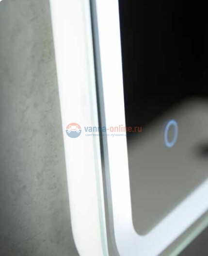 Зеркало BelBagno SPC-MAR-1000-800-LED-TCH 100x80 см со встроенным светильником и сенсорным выключателем