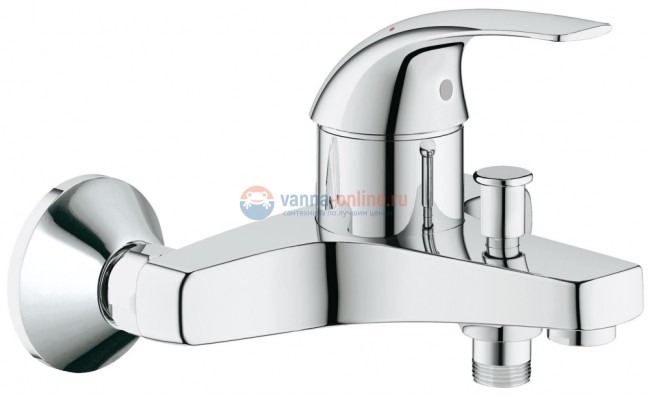 Смеситель для ванны Grohe BauCurve 32806000 Смеситель для ванны Grohe BauCurve 32806000